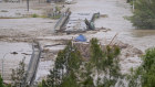 Flood destruction in Napier in New Zealand’s wine-growing North Island region.