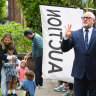Auctioneer Charlie Powell passed the property in on a vendor bid of $3.5 million. 