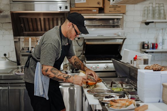 Owner-baker Todd Rosenfeld.