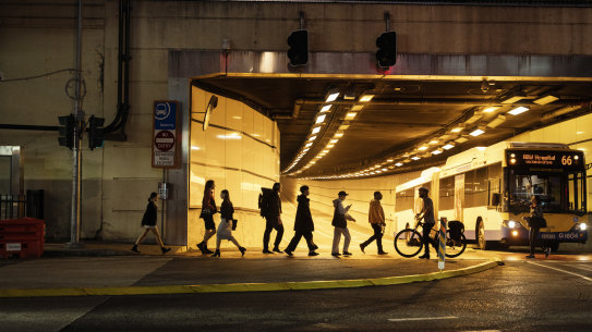 Brisbane takes on a different shade after dark.