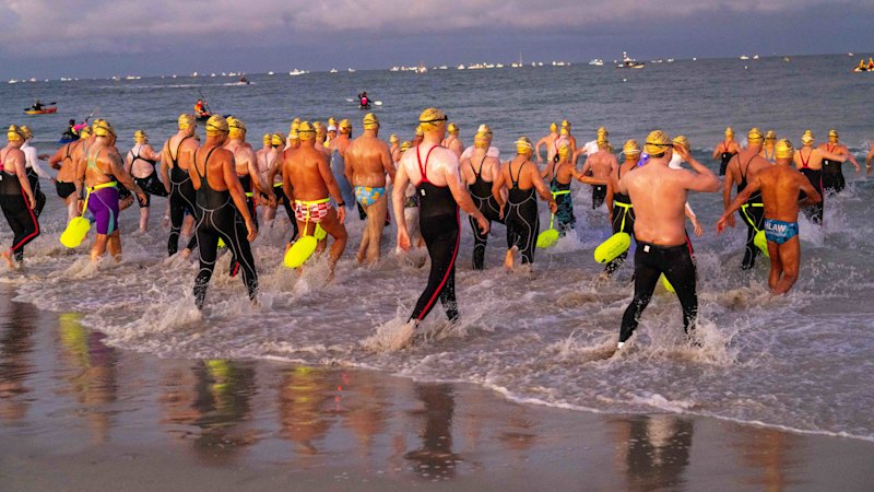 Weather gets the all clear as Port to Pub swim celebrates 10 years