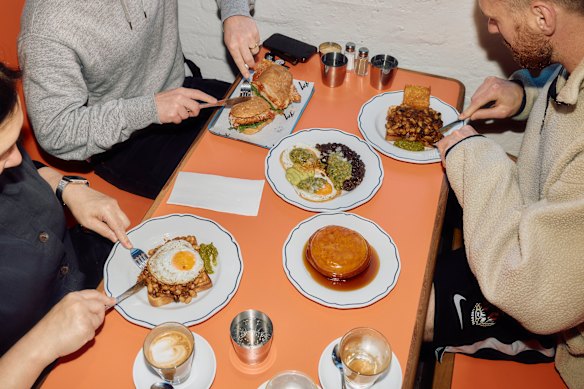 Mexican meets British caff at Aftermath in Prahran.