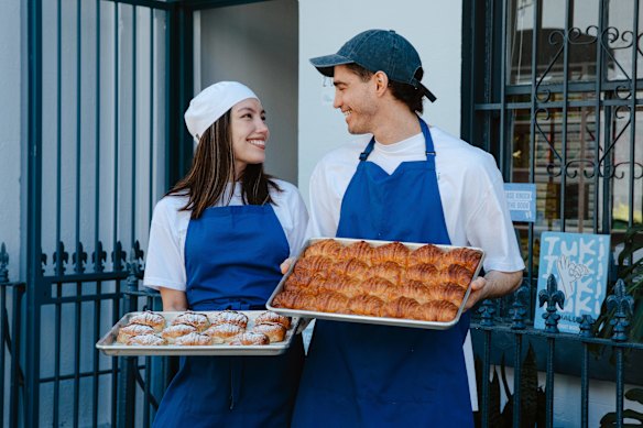 Tuki owners Lourdes Abboud and Mauro Cardoselli specialise in hand-crafted Argentine medialunas.
