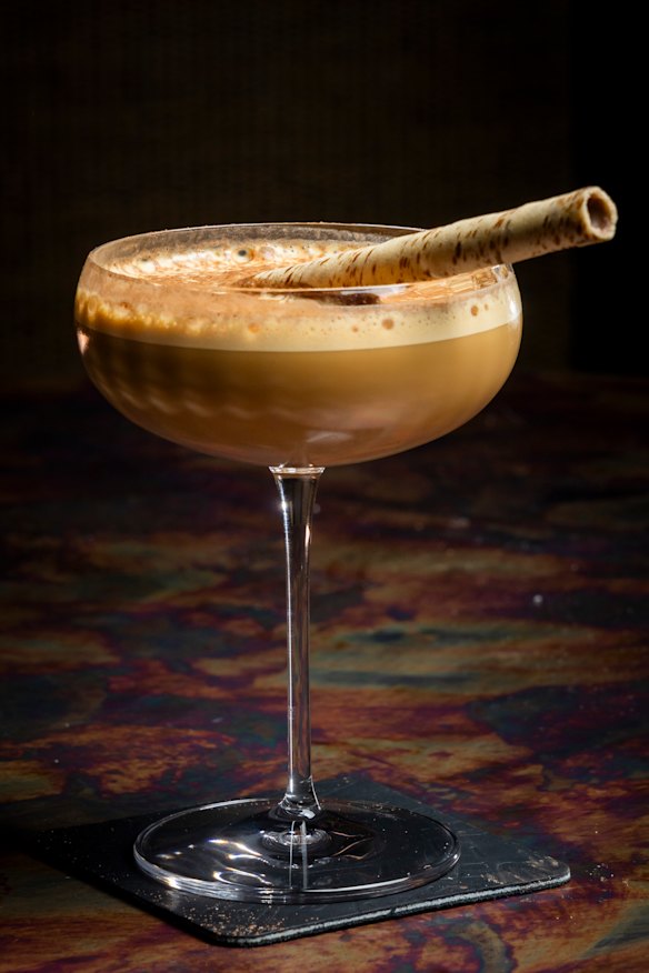 The Hazelnut Dream coffee cocktail.