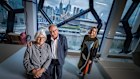 Ruth and Peter McMullin  with Melbourne Recital Centre CEO Sandra Willis.