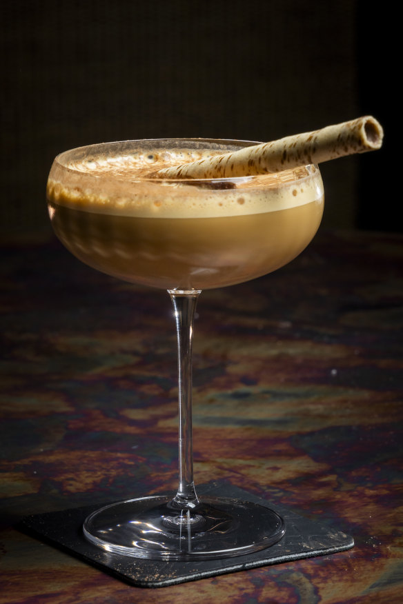 The Hazelnut Dream coffee cocktail.