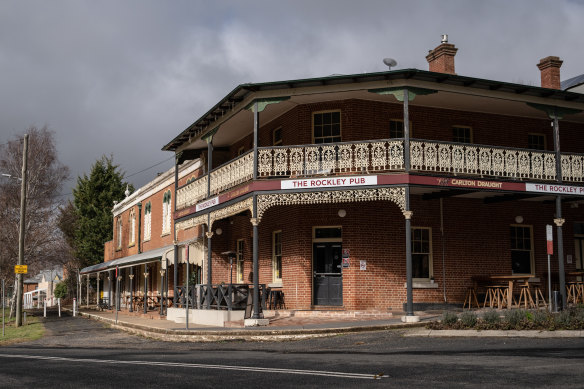 The Rockley Pub on Budden Street commands its own corner of the village.