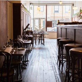 Rustic interiors.