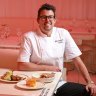 Chef Charlie Carrington is cooking for the Lexus marquee. 
