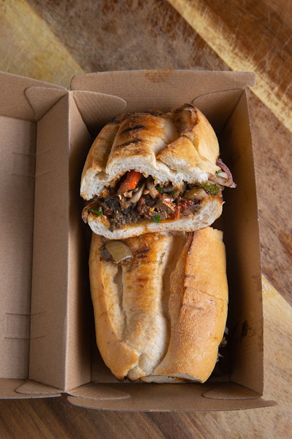 The Latif’s specialty: lamb liver roll.