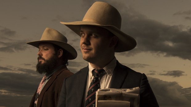 The Betoota Advocate bosses Clancy Overell (real name Archer Hamilton) and Errol Parker (real name Charles Single) are headed to Canberra in November.