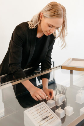 Makayla Donovan, founder of The Moissanite Company, which has expanded into lab-grown diamonds.