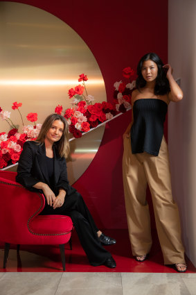 ESSE designer Charlotte Hicks (left, with model) is the winner of the National Designer Award.
