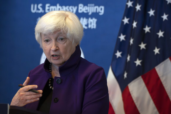 US Treasury Secretary Janet Yellen raised the issue of excess industrial capacity with Chinese leaders during her latest visit to China.