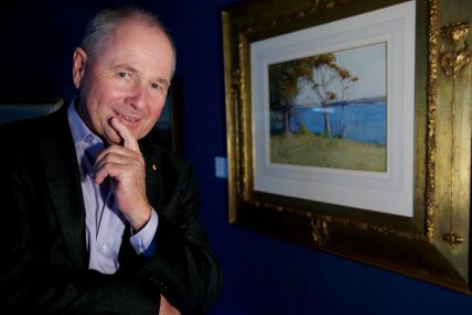 Neil Balnaves at the Mosman Gallery, 2012.