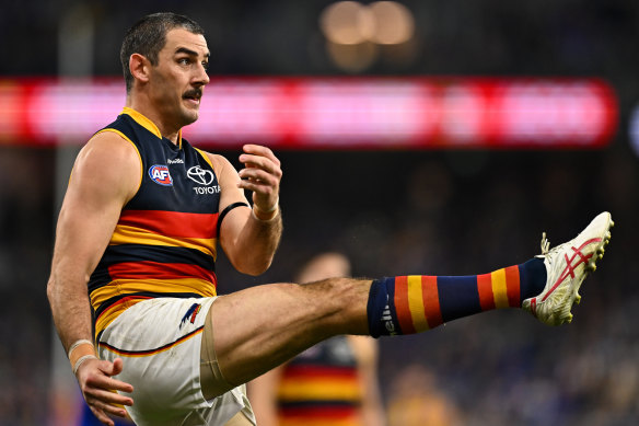 Taylor Walker kicked nine goals against West Coast.