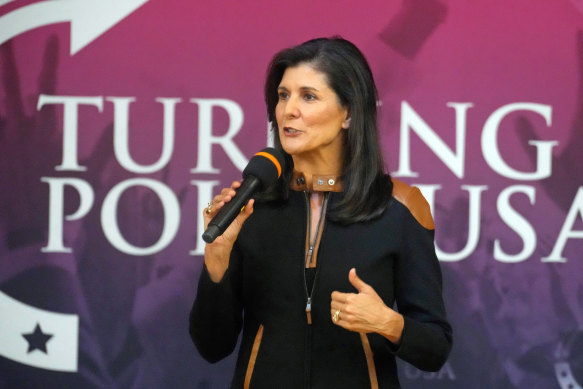 Former UN ambassador and former South Carolina governor Nikki Haley.