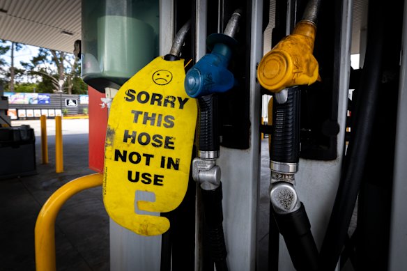 The number of service stations running out of fuel is rising as demand surges.