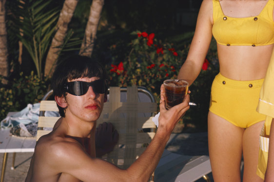 George Harrison gets the star treatment in Miami, February 1964.