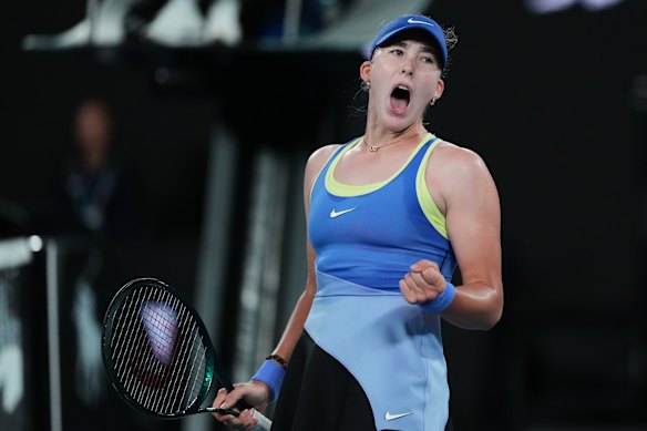 Mirra Andreeva of Russia won her third-round clash tonight.