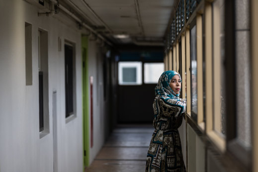 City of Yarra councillor Anab Mohamud at the Atherton Gardens estate in Fitzroy.