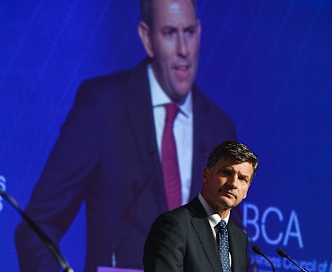 The fight of his life: Opposition Leader Angus Taylor and Treasurer Jim Chalmers. 