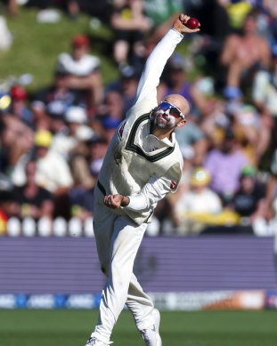 Nathan Lyon was the most successful of the Australian bowlers with 4/43.