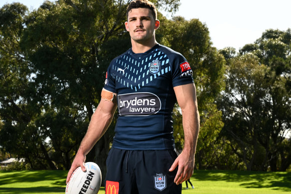 Cool as ice: Nathan Cleary has not allowed his father’s health issues to distract him.