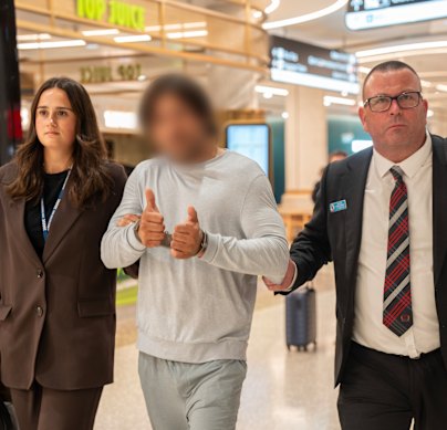 Vasile Bombonel on being extradited to NSW.