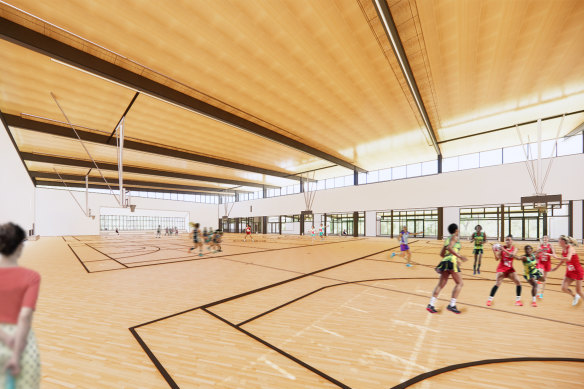 Lane Cove mayor Pam Palmer said there was a lack of indoor sporting facilities in the area.