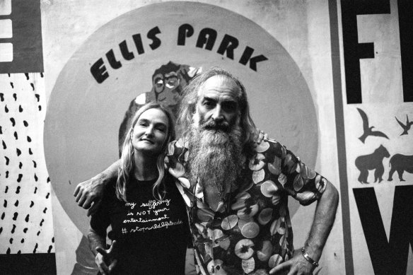 Ellis Park’s Warren Ellis (right) with co-founder Femke den Haas.