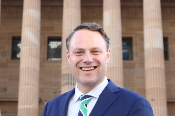 Brisbane's new lord mayor Adrian Schrinner.