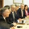 Prime Minister Anthony Albanese meets with his ministry.