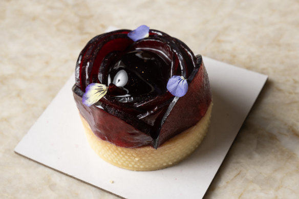 Plum tart.