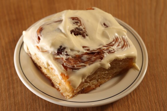 A cinnamon bun from Hector’s Deli’s new bakery spin-off.