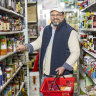 Alejandro Saravia at Casa Iberica in Fitzroy, checking out the Peruvian ingredients.