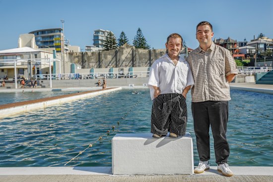 Caleb Mills (left) and James Chapman. “Even though Chappo faced much bigger physical hurdles, he got what I was going through,” says Mills.