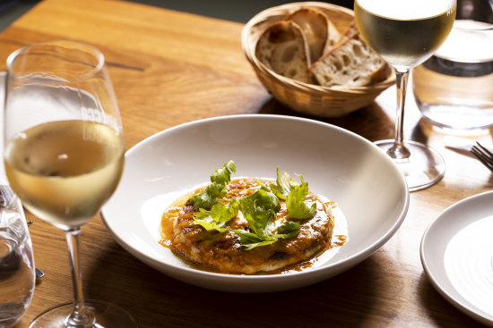 Sicilian saganaki with truffled honey.