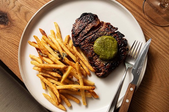 From Here By Mike's weekday lunch deal includes a steak for $35.