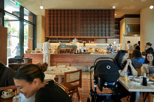 The busy, modern Middle Eastern restaurant is more than just a high-toned space.