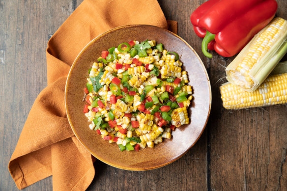 Crunchy corn salsa from the Stephanie Alexander Kitchen Garden Foundation.