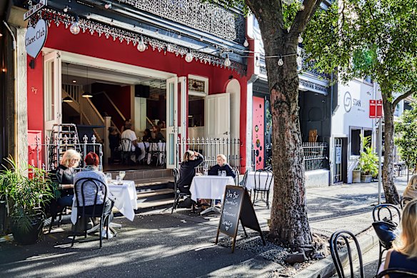 A refreshed terrace is home to Claret Club.