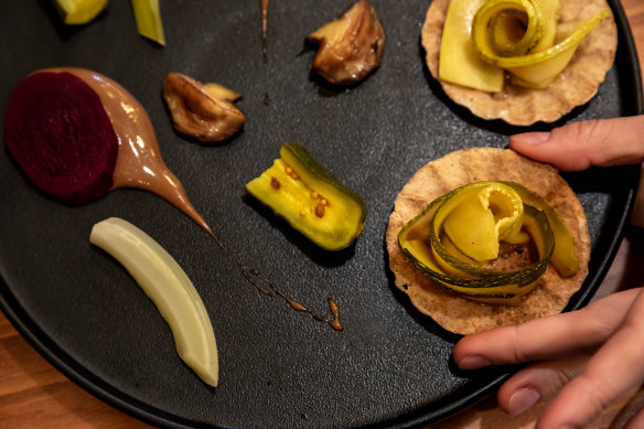 Hillside Kitchen relies on foraged ingredients.