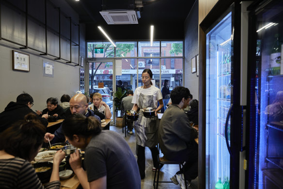 Despite the bright lighting, Yeodongsik is one of the cosiest restaurants in Sydney.