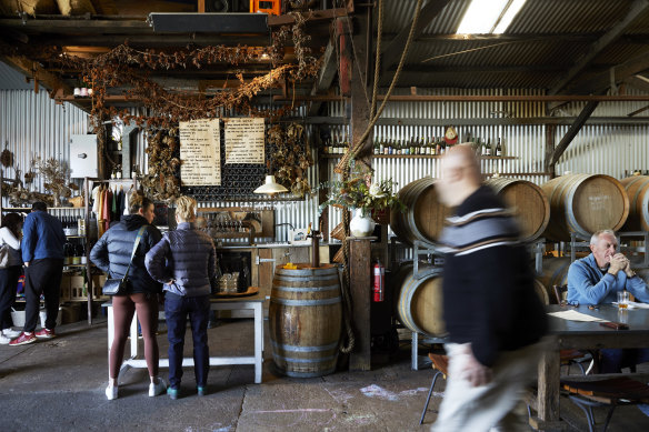 Industrial shed meets Belgian farmhouse at Wildflower Brewing and Blending.