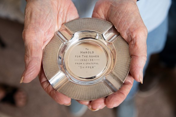 Harold Larwood’s precious ashtray is a symbol of loyalty and one of cricket’s crown jewels.