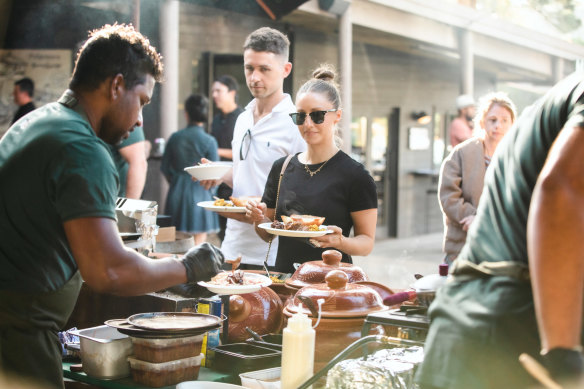 Many Little in Red Hill uses its courtyard for Sri Lankan street food and DJs once a month in winter.