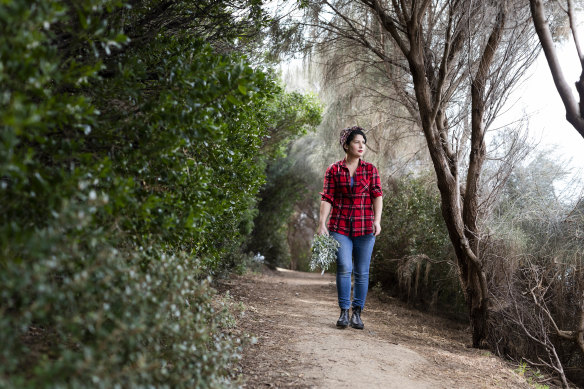 Chef Analiese Gregory, pictured in a still from her TV series, is returning to the kitchen, turning a farm shed into a restaurant.