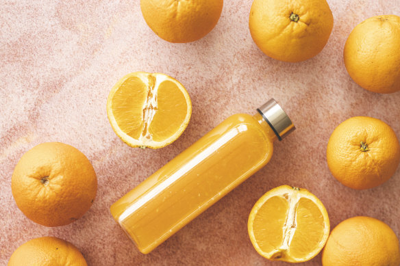Fruit juice contains roughly double the sugar content of coconut water.