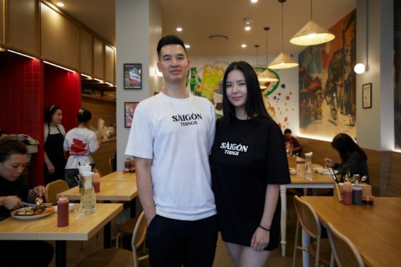 Duc Le and Tina Hoang.